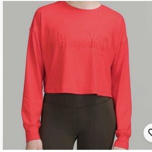 Lululemon Muscle Love Long Sleeve Shirt *Motif
Love Red Size 18